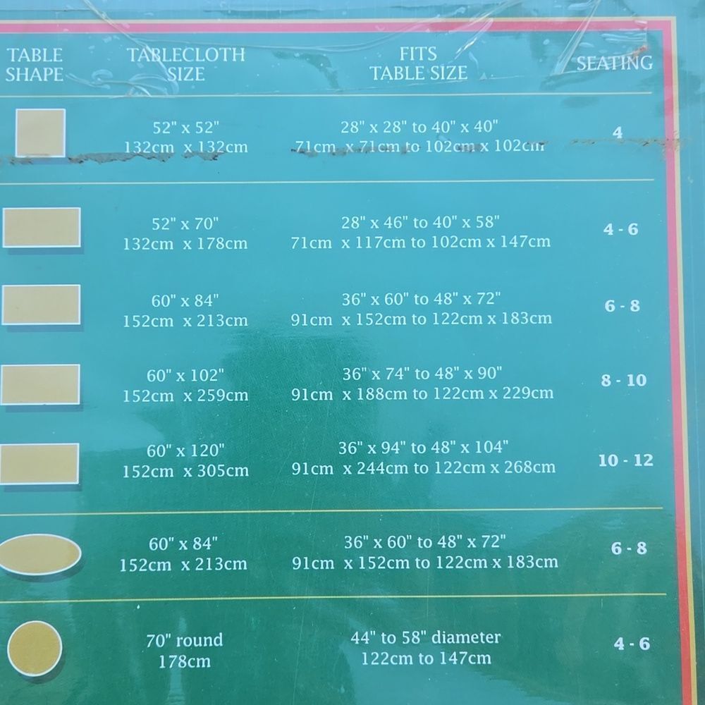 RED AND GREEN PLAID WYETH GOLD HOLIDAY TABLECLOTH, RECTANGLE 60X84 NEW - Picture 4 of 6